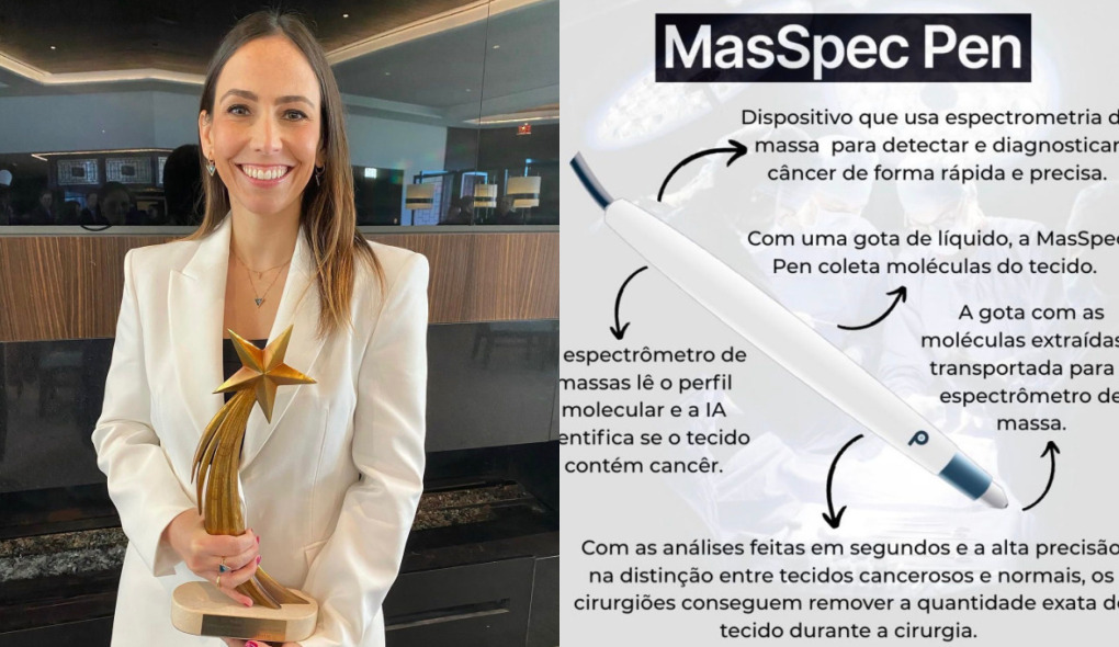 Brasileira cria caneta que detecta câncer em 10 segundos