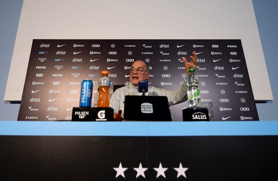 Marcelo Bielsa, técnico da seleção uruguaia