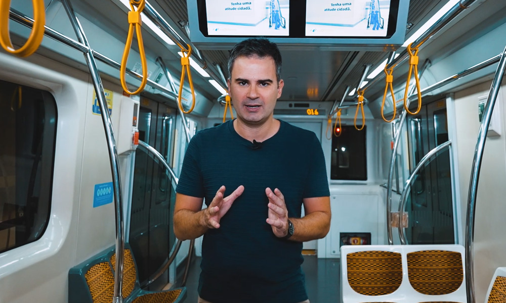 No terceiro episódio de Bruno in Loco, Bruno Meyer percorre os trilhos das linhas 4-Amarela e 5-Lilás