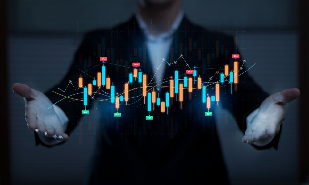 Conceito de banner de finanças