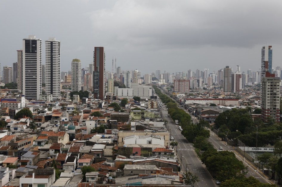 Vista panorâmica da cidade de Belém.