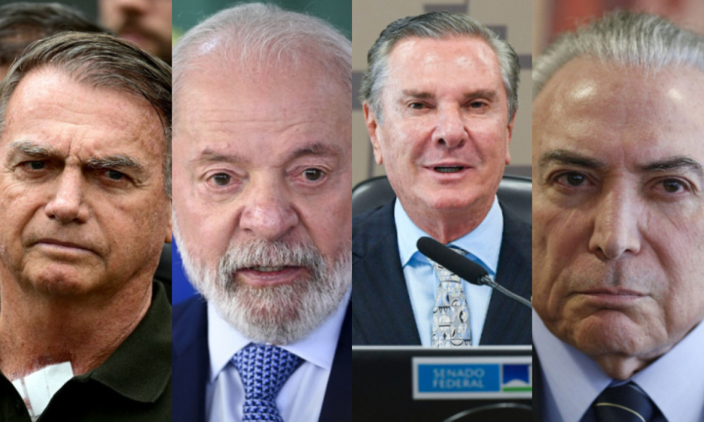 Bolsonaro, Lula, Collor e Temer, presidentes detidos no Brasil desde a redemocratização