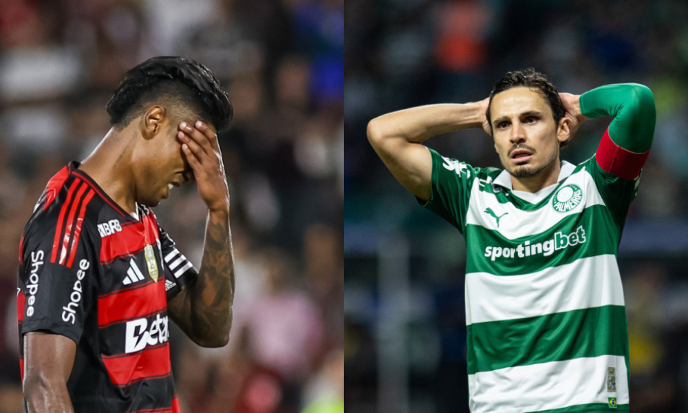 Flamengo e Palmeiras oscilam antes da Libertadores e deixam Brasileirão em aberto