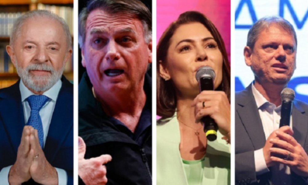 Pesquisa Gerp revela que Bolsonaro, Michelle e Tarcísio aparecem numericamente à frente do presidente Lula