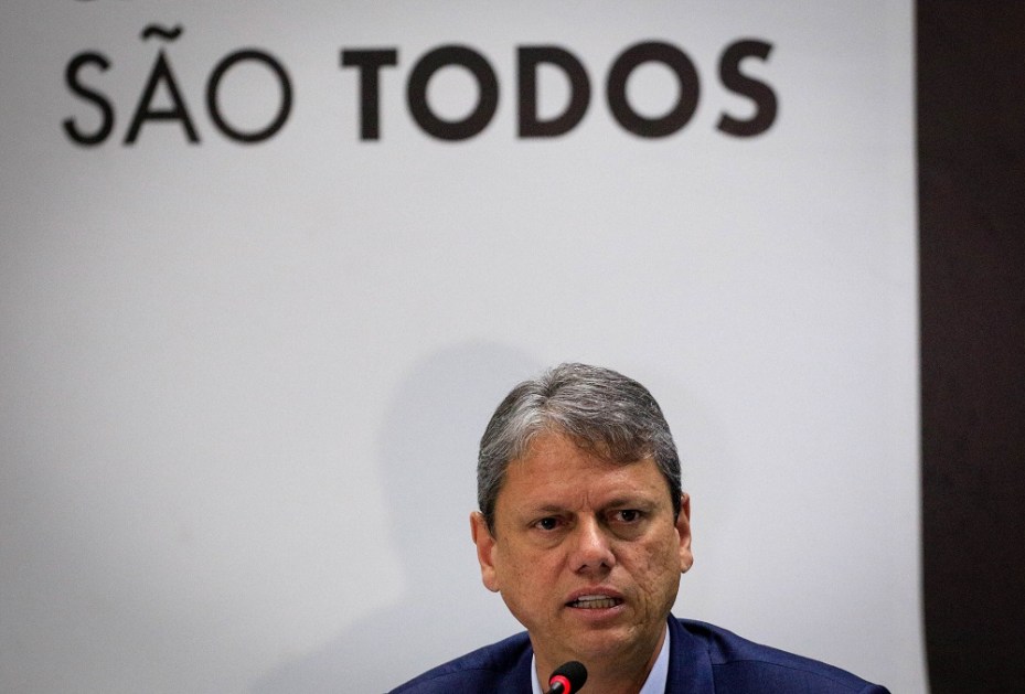O governador do Estado de São Paulo, Tarcísio de Freitas concede entrevista coletiva atualizando novas ações e dados de casos referente a intoxicação por metanol