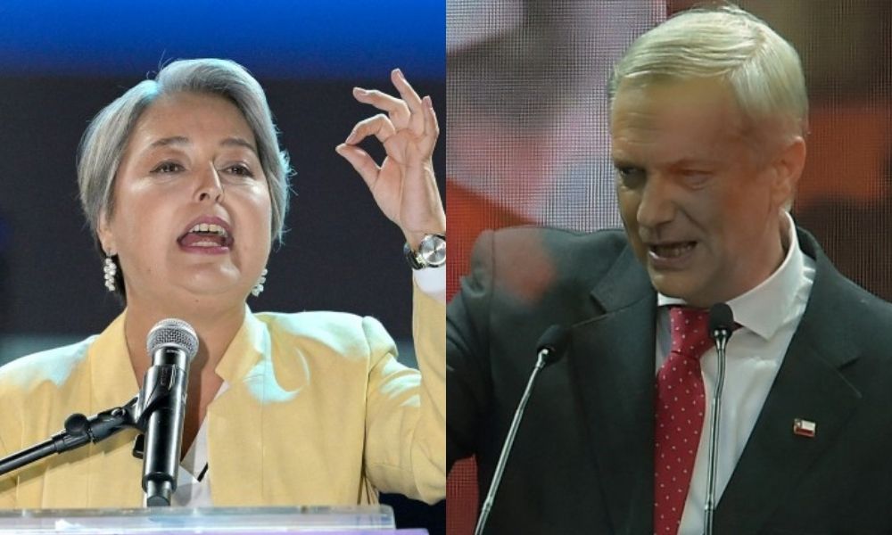 Jeannette Jara e José Antonio Kast