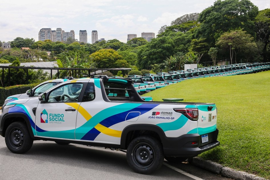O Governo de São Paulo, por meio do Fundo Social do Estado, entregou 200 veículos a municípios do interior com menos de 6 mil habitantes