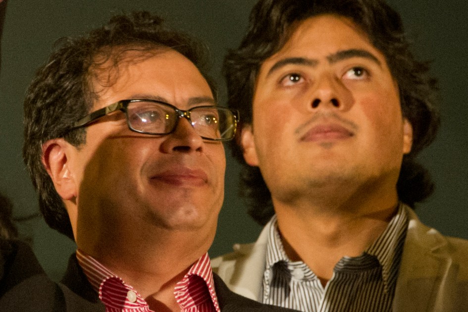 Nicolás Petro e Gustavo Petro