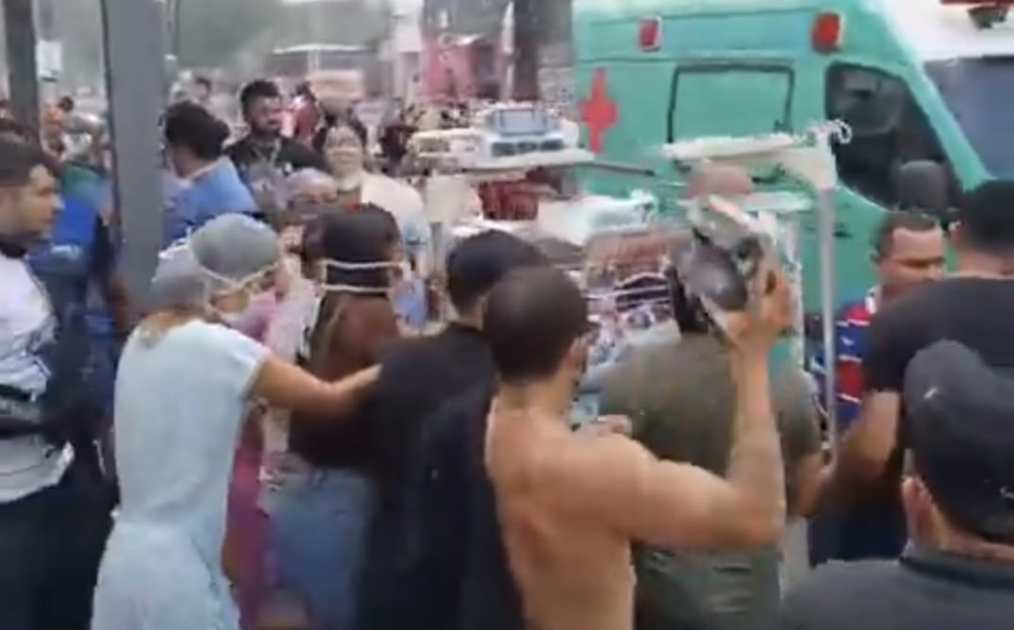 Incêndio em hospital em fortaleza