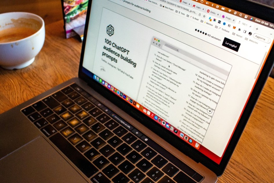 Notebook aberto no ChatGPT
