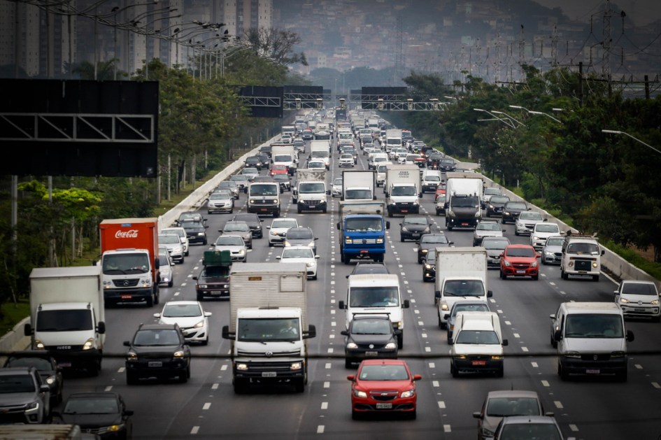Trânsito na Marginal Tietê, em São Paulo