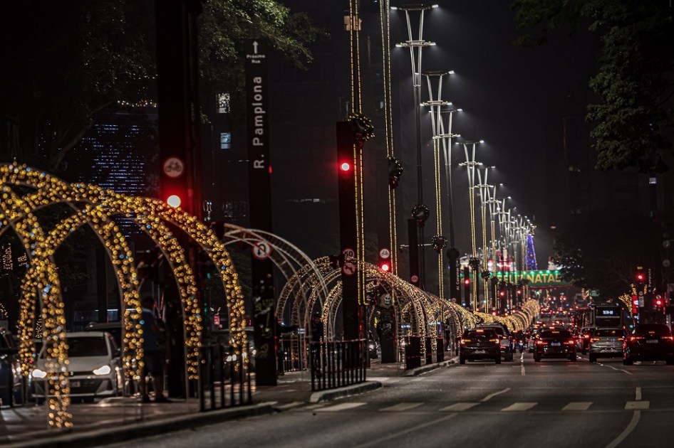 Decoração de Natal na Avenida Paulista