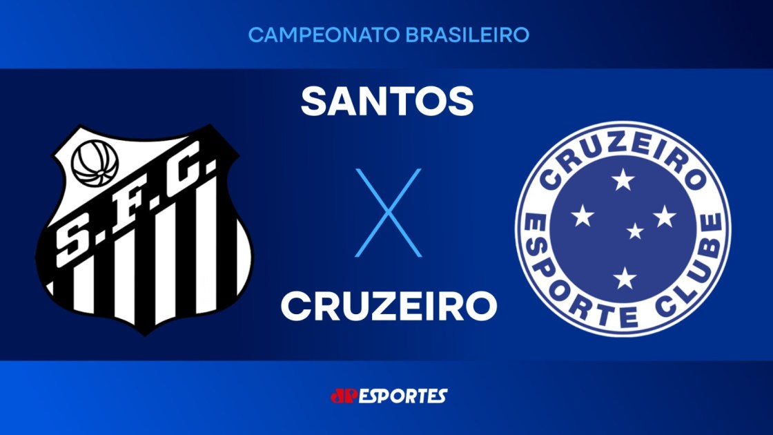 Jogo Santos x Cruzeiro ao vivo hoje: assista à transmissão com imagem dos jornalistas da Jovem Pan Esportes