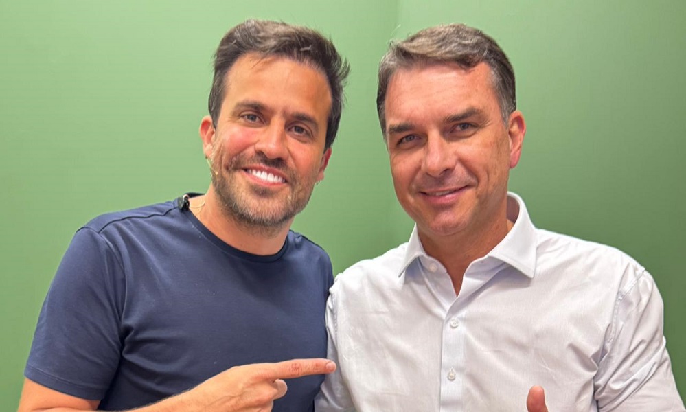 Marçal declara apoio a Flavio Bolsonaro