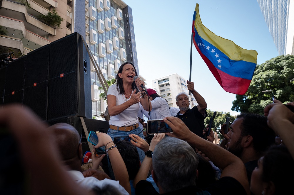 María Corina Machado visitará Trump nesta quinta-feira