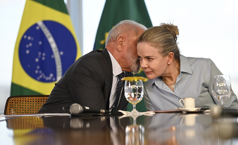 Gleisi Hoffmann e Lula