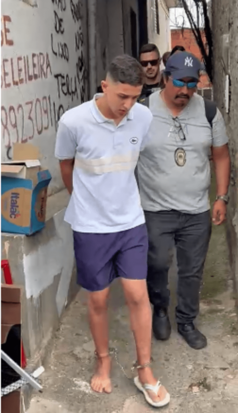 Suspeito de assaltar Maria Prata foi preso ao buscar encomenda; veja momento