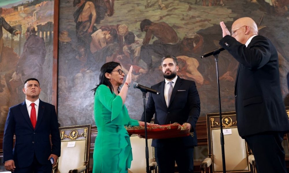 Donald Trump reforça apoio à Delcy Rodríguez na Venezuela