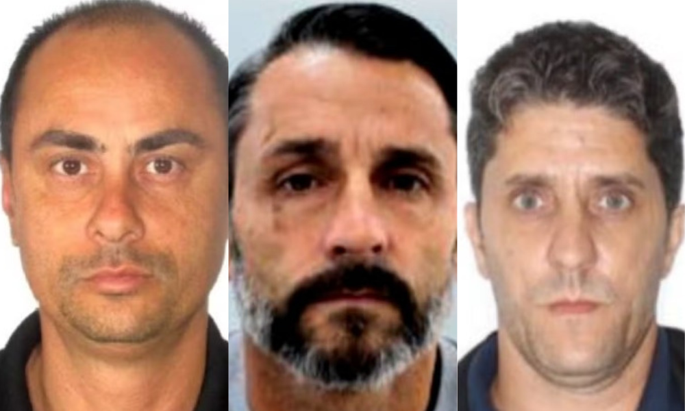 Marcio Serapião de Oliveira, vulgo Velhote ou MC, Fernando Alberto Ribeiro Teixeira, vulto Azul ou Careca, e Manoel Alberto Ribeiro Teixeira, vulgo Manezinho ou Manoelzinho, suspeitos de mandar matar Ruy Ferraz Fontes