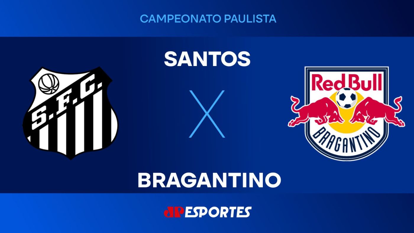Santos x RB Bragantino: confira a transmissão da Jovem Pan ao vivo