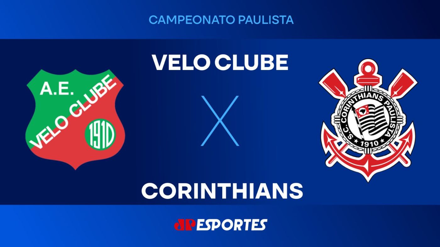 Velo Clube x Corinthians: confira a transmissão da Jovem Pan ao vivo