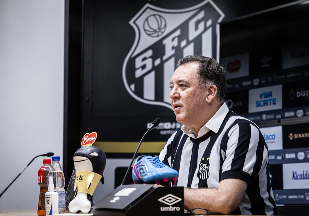 Marcelo Teixeira pede confiança à torcida e nega crise no Santos