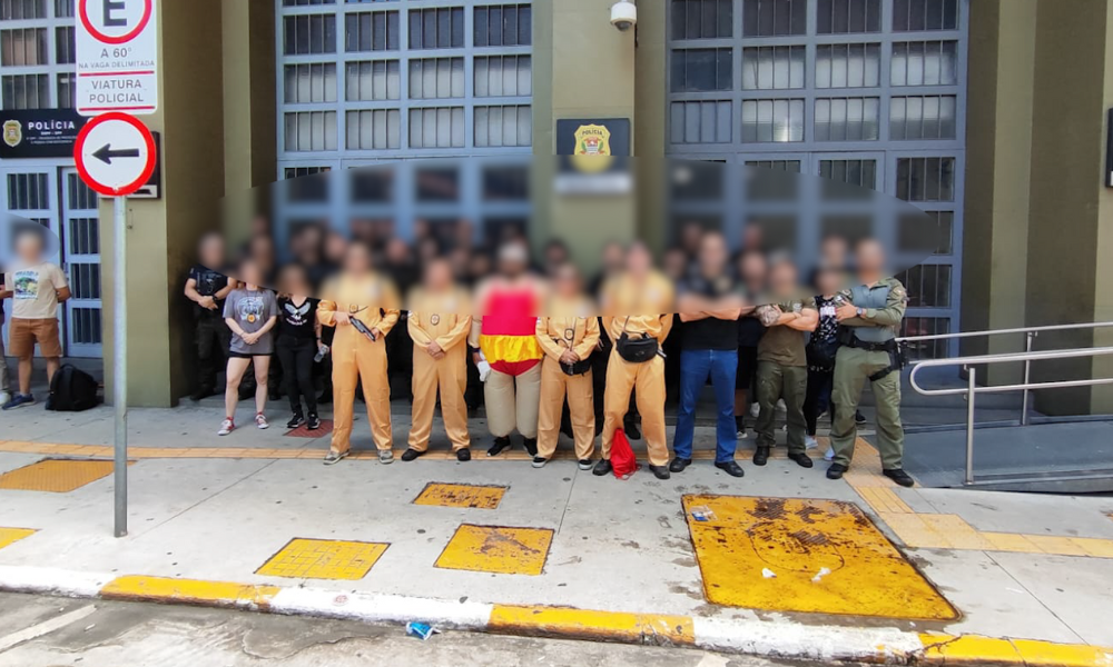 Com estes casos, chega a 18 o número de criminosos presos por agentes disfarçados entre os foliões. Foto: Governo de São Paulo/Divulgação
