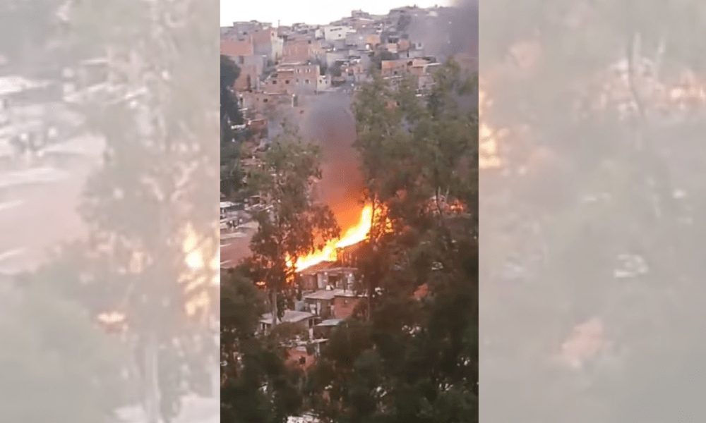 Incêndio em comunidade da Brasilândia deixa duas pessoas feridas em SP