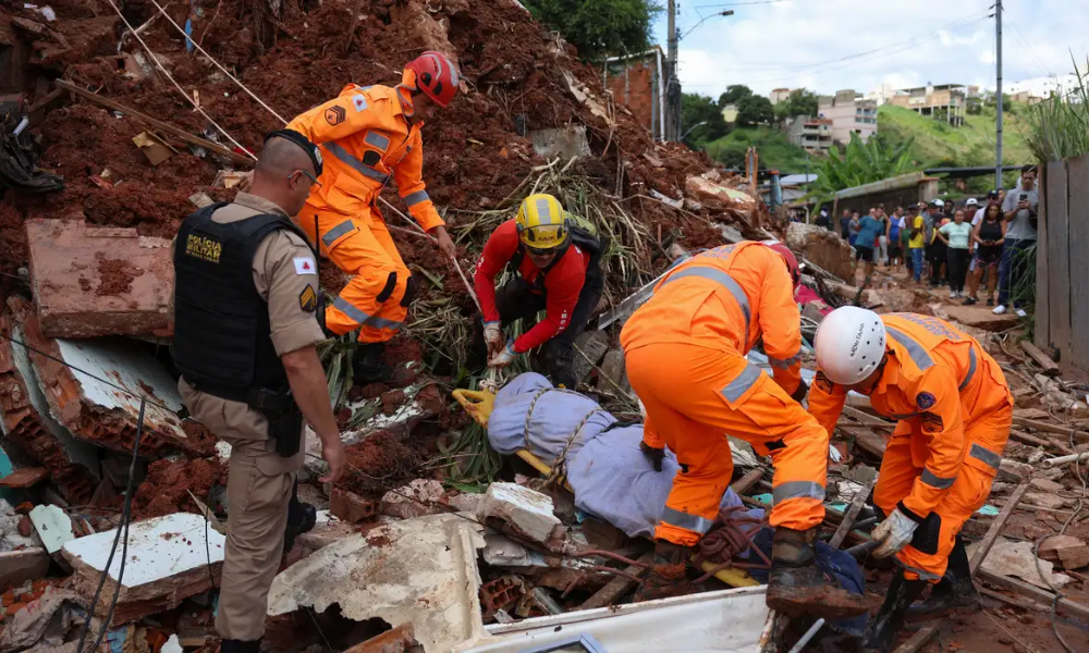 Chuvas em Minas Gerais: Sobe para 64 número de mortos