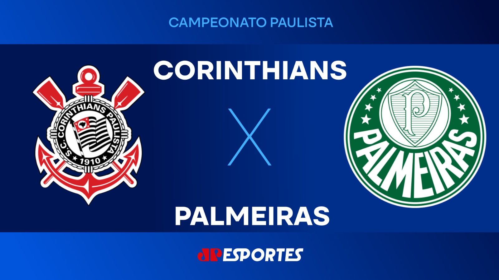 Corinthians x Palmeiras: confira a transmissão da Jovem Pan ao vivo