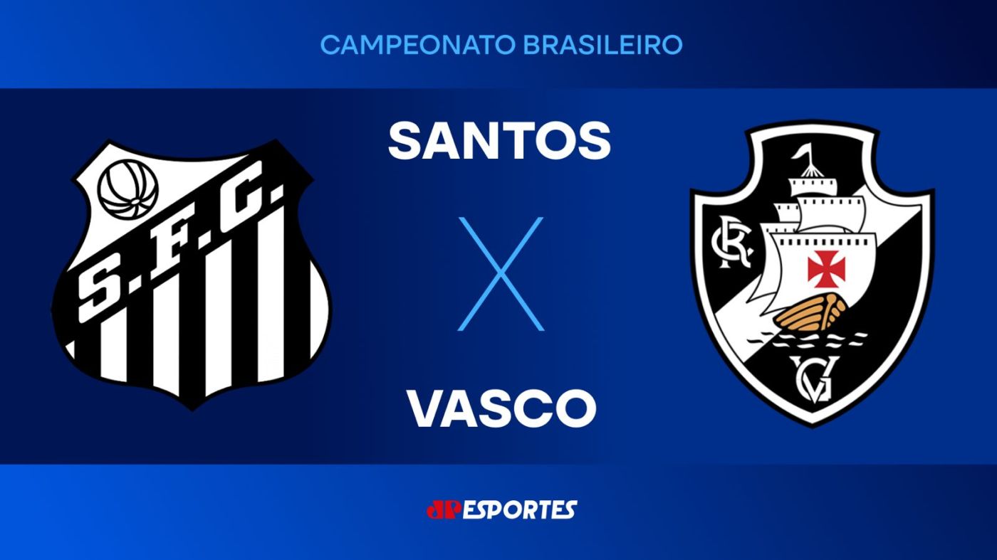 Santos x Vasco da Gama: confira a transmissão da Jovem Pan ao vivo