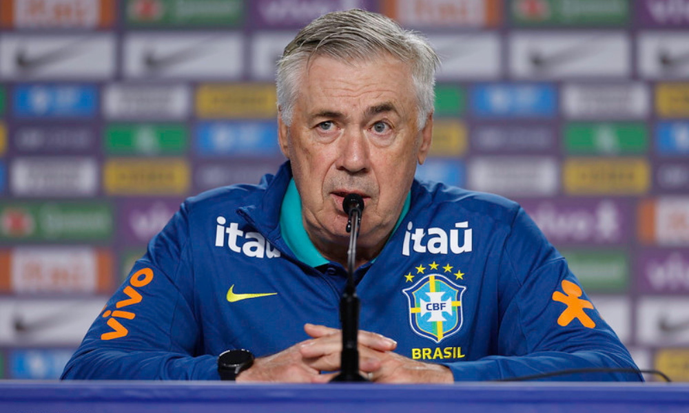 Ancelotti convoca seleção nesta quarta-feira para amistosos contra Coreia do Sul e Japão