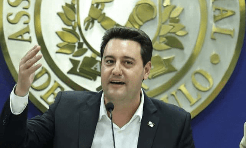 Ratinho Jr. participa de uma palestra na Associação Comercial de São Paulo (ACSP)