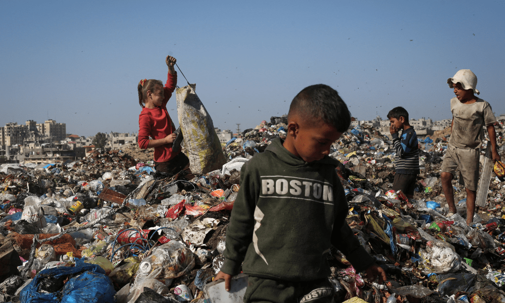 Unicef entrega material recreativo para crianças de Gaza