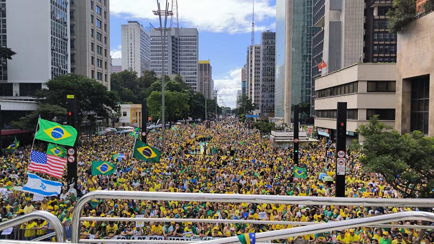 ‘Acorda, Brasil’: direita faz atos a favor da anistia; Lula e STF são alvos