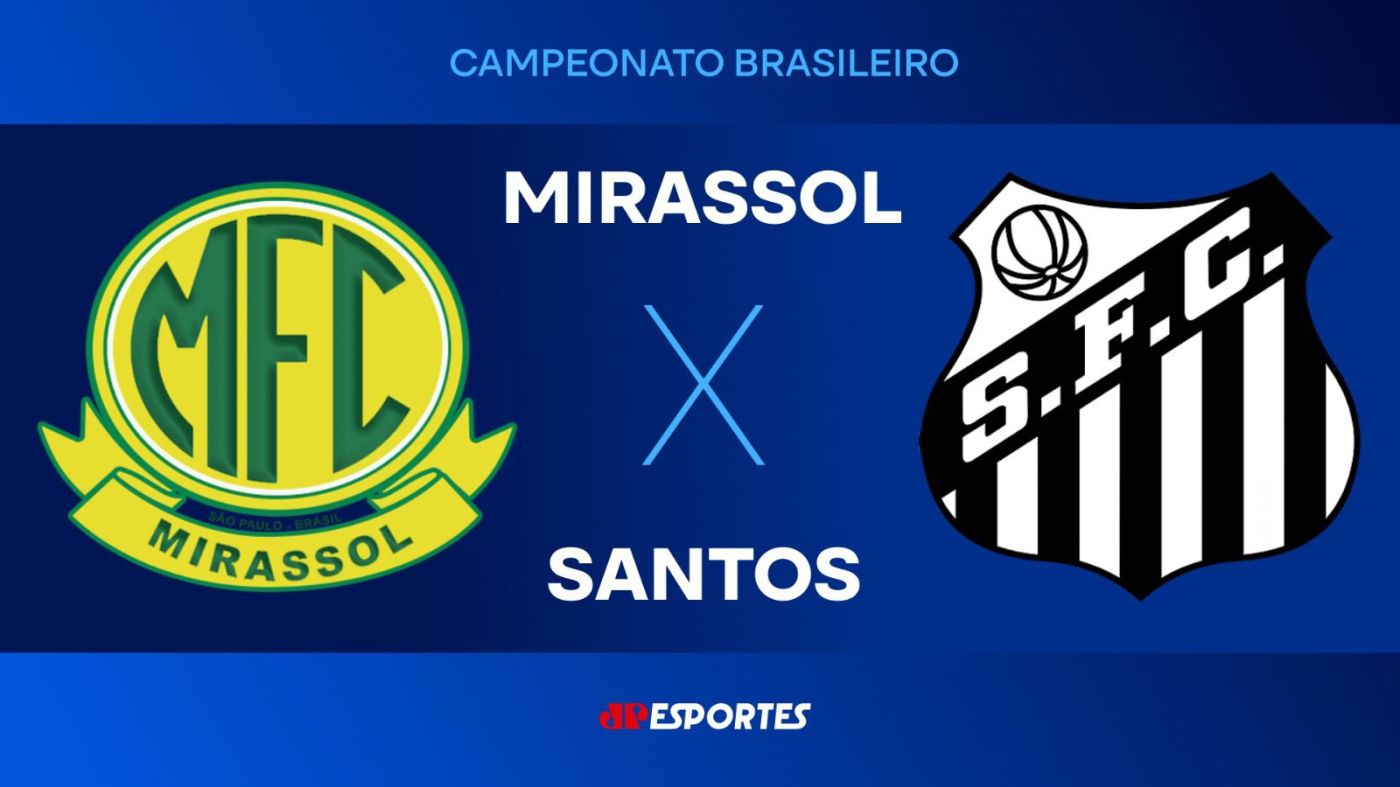 Mirassol x Santos: assista ao vivo a transmissão da Jovem Pan