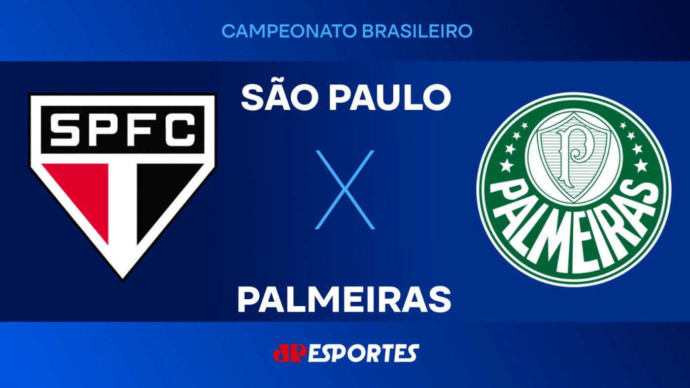São Paulo x Palmeiras: confira a transmissão da Jovem Pan ao vivo