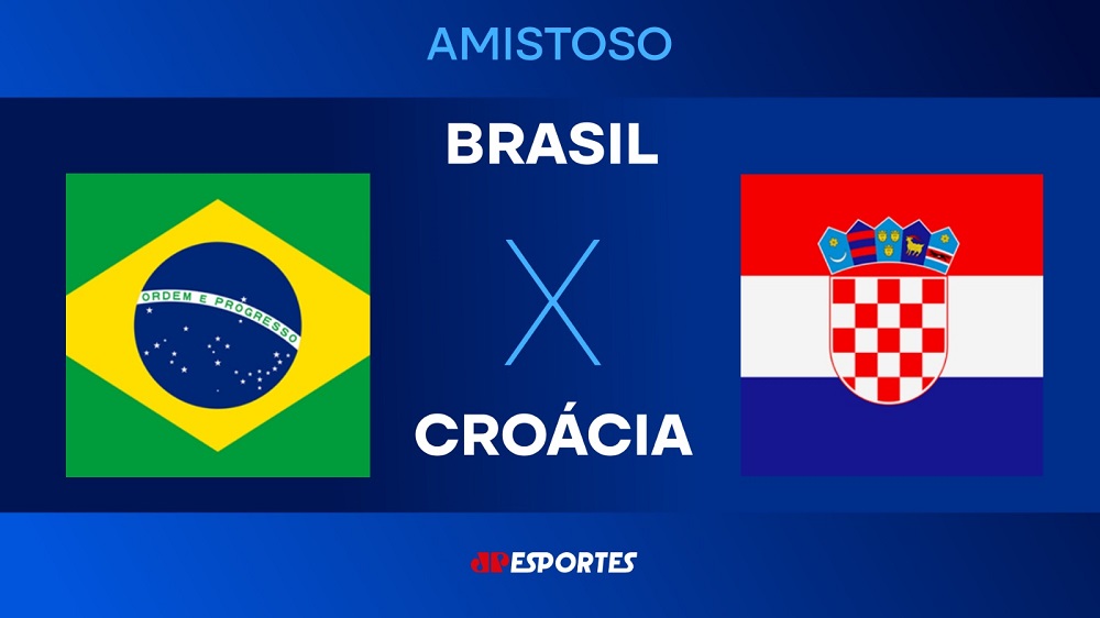 Brasil x Croácia: confira a transmissão da Jovem Pan ao vivo