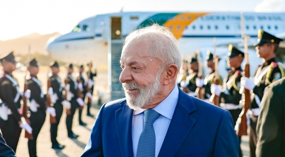 27.01.2026 - Chegada à Cidade do Panamá 27.01.2026 - Presidente da República, Luiz Inácio Lula da Silva, durante chegada ao Aeroporto Panamá Pacífico. Cidade do Panamá - Panamá Foto: Ricardo Stuckert / PR