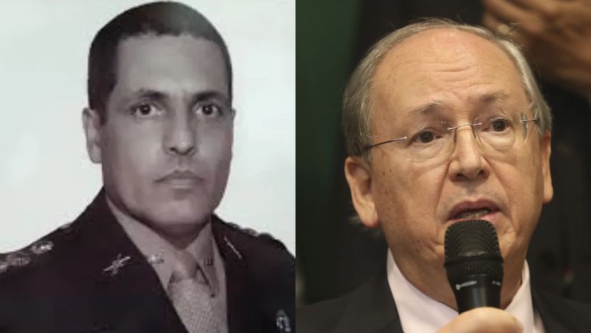 Coronel Reginaldo Vieira e o presidente do Instituto Voto Legal, Carlos César Moretzsohn