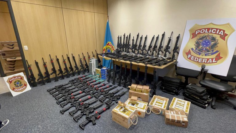 Maior apreensão de armas da história do Brasil