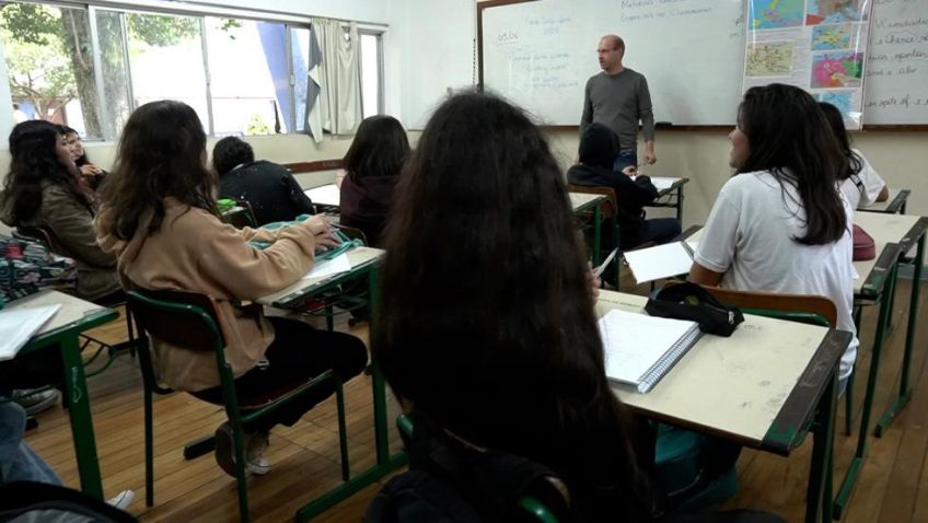 Escola estadual em Santa Catarina