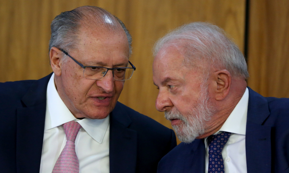 Lula e Alckmin participam da abertura do Salão Internacional do Automóvel