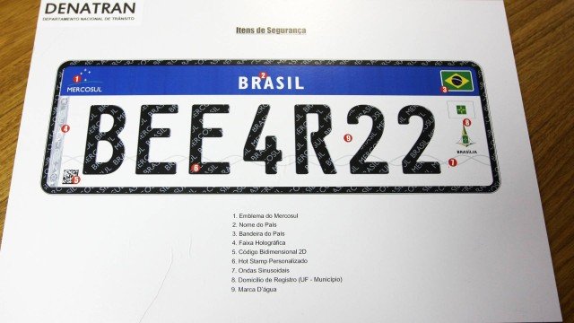 Placa Mercosul