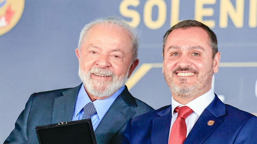 Presidente Lula e diretor-geral da PF, Andrei Rodrigues