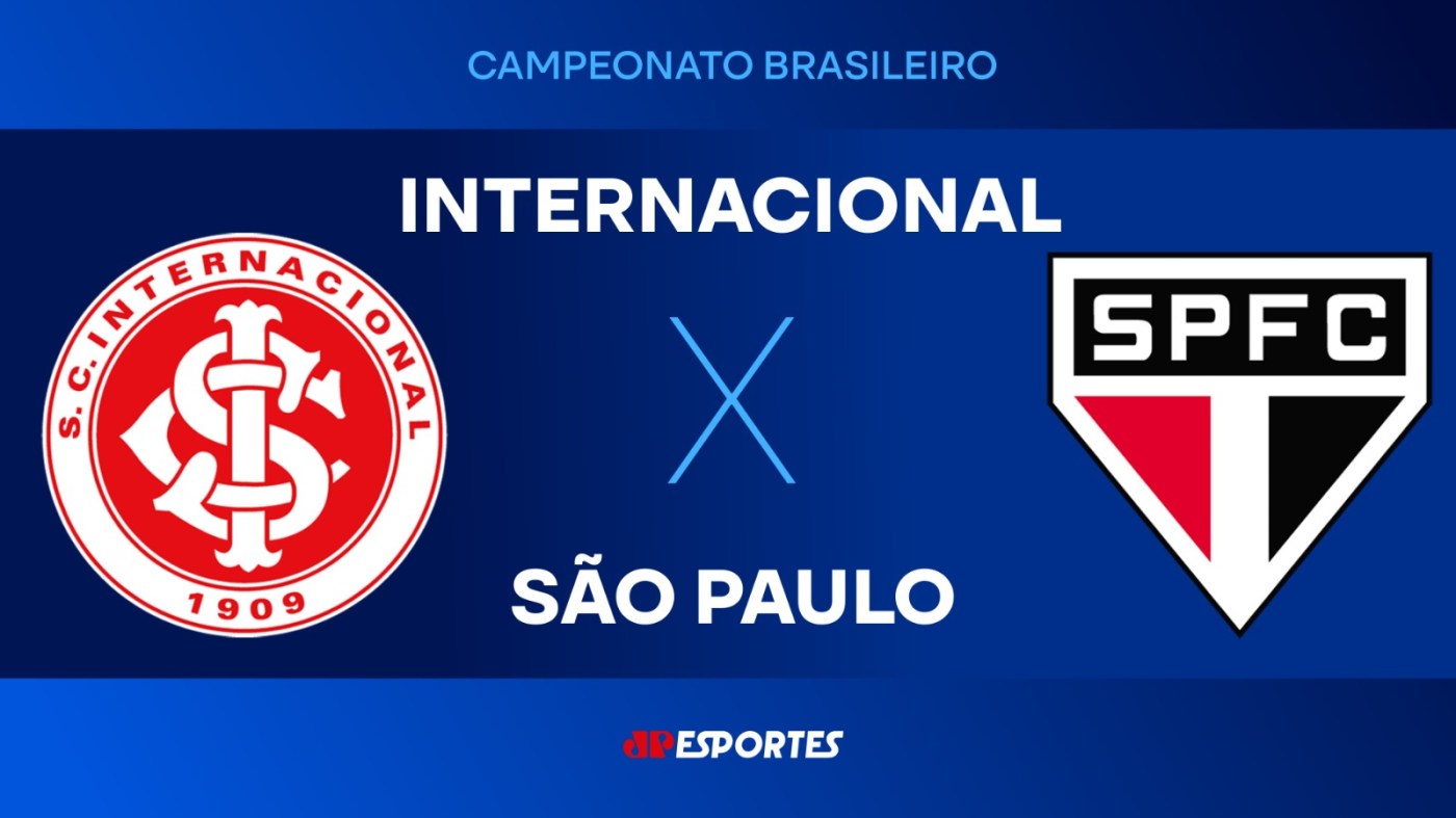 Internacional x São Paulo: confira a transmissão da Jovem Pan ao vivo