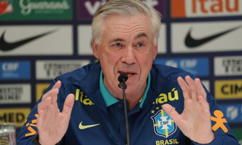 Ancelotti omite escalação do Brasil na véspera do duelo contra o Japão