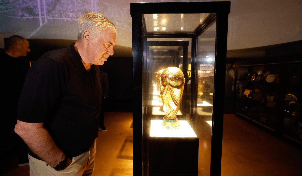 Carlo Ancelotti é o comandante responsável por levar a Seleção à tão sonhada sexta estrela