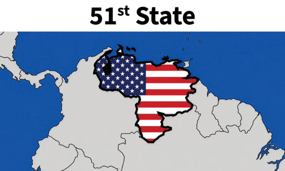 Trump publica imagem da Venezuela como 51º estado dos EUA