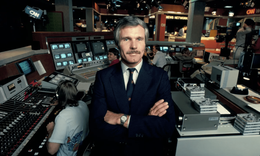 Ted Turner, fundador da CNN • CNN